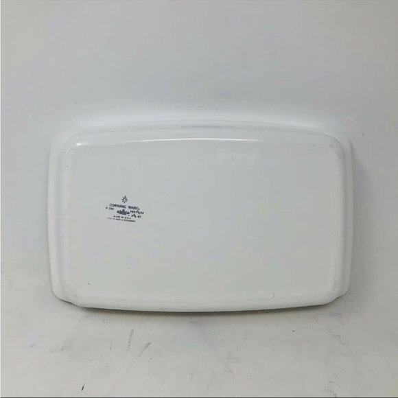 Corning Ware Cornflower Blue 2 qt Rectangular Baking Casserole Dish Pan P-332​​​ - Picture 4 of 9